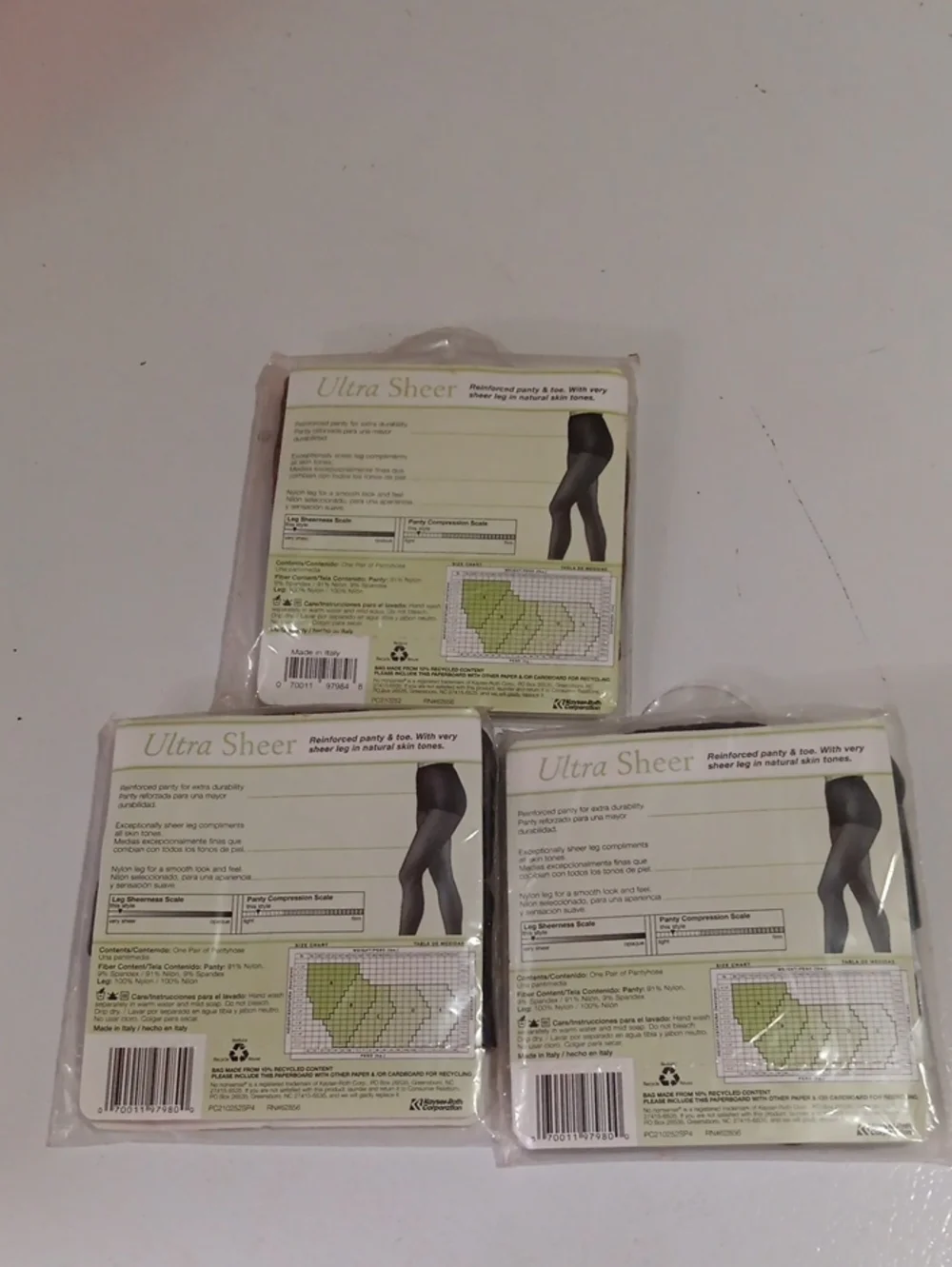 Vintage No Nonsense Ultra Sheer Pantyhose New In Pkg